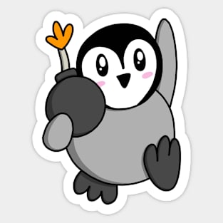 Penguin Bomber Sticker